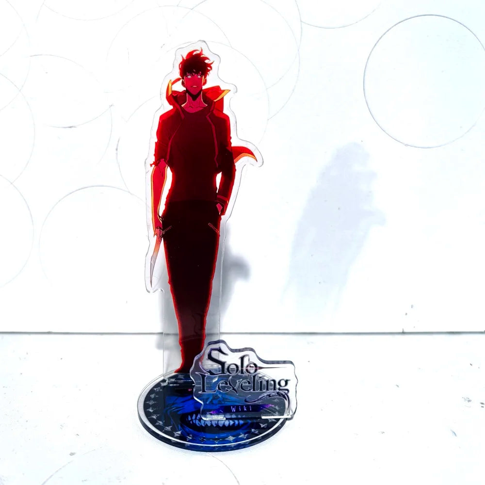 Solo Leveling Acrylic Stand, Acrylic Anime Manwha Figures and Figurines Statue 15 CM