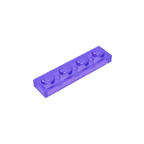 Gobricks GDS-504 Plate 1 x 4 | Compatible Building Block Pieces
