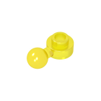 Gobricks GDS-1500 Hinged Plate 1x1 with Ball Head | Compatible Building Brick