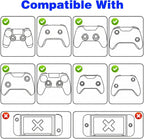 28 Pack Silicone Anti-Slip Thumb Grips for PS5 PS4 Controller | Multicolor Joystick Caps