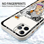 One Piecee Luffyy anime Cartoon Liquid Left Rope For Apple iPhone 15 14 13 12 11 XS XR X 8 7 SE Pro Max Plus Mini Soft Phone Case