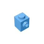 Gobricks GDS-635 BRICK 1X1 W. 1 KNOB | Single Side Bump Building Block Compatible with Lego 87087