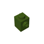 Gobricks GDS-635 BRICK 1X1 W. 1 KNOB | Single Side Bump Building Block Compatible with Lego 87087