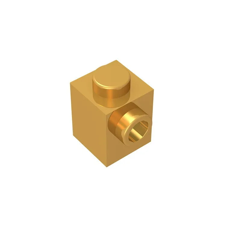 Gobricks GDS-635 BRICK 1X1 W. 1 KNOB | Single Side Bump Building Block Compatible with Lego 87087