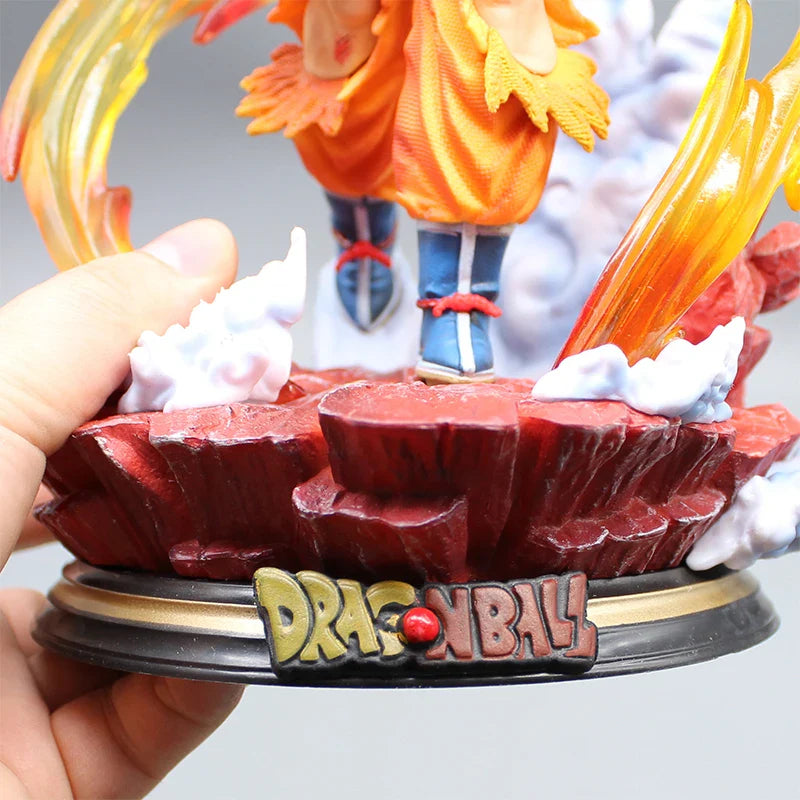 Super Saiyan SSJ Goku Anime Figure, Dragon Ball Z Figurine Action Figurines 27 CM