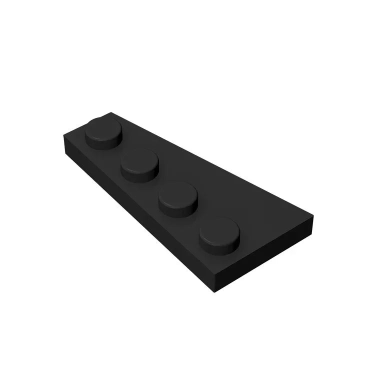 Gobricks GDS-549 Wedge Plate 4 x 2 Right | Building Block for Compatible DIY Sets