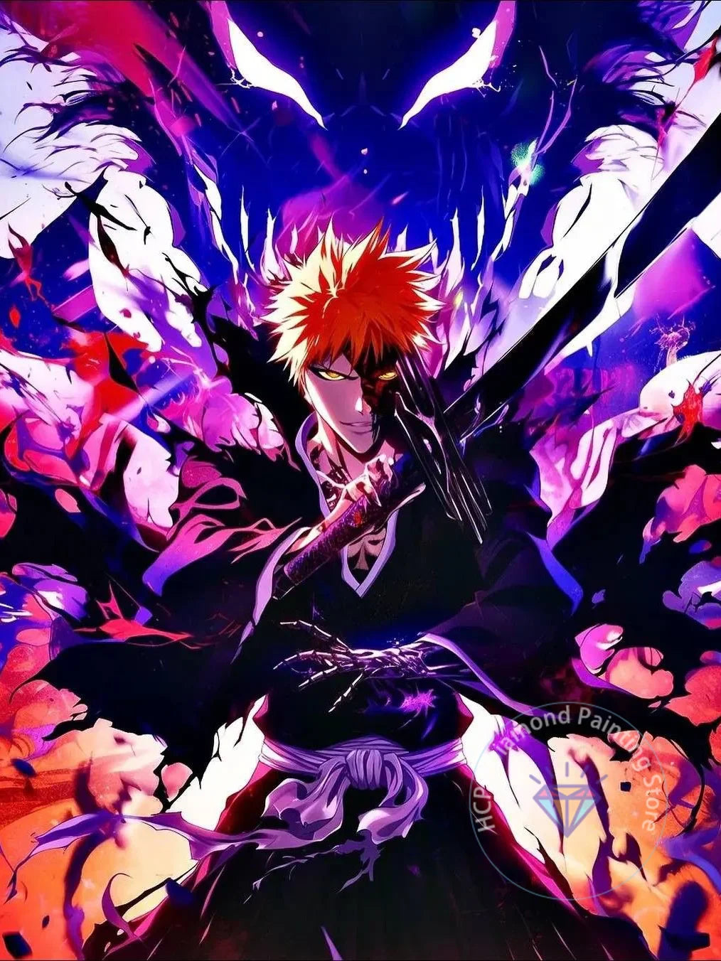 Anime Bleach Diamond Painting Kit 5D DIY Diamond Embroidery Handmade Art Children's Exquisite Gift Crafts Home Decoration