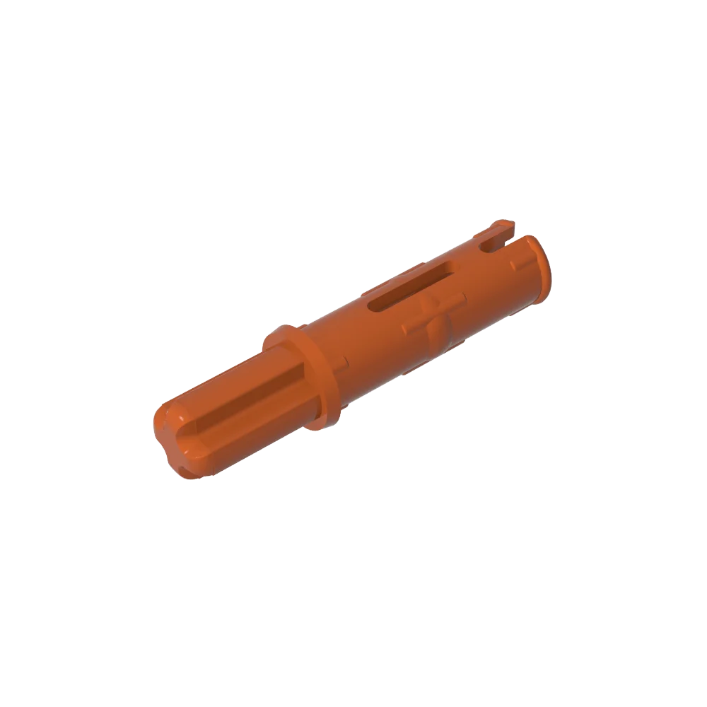 Gobricks GDS-929 Axle Pin 3L with Friction Ridges | Compatible Building Block for Technic