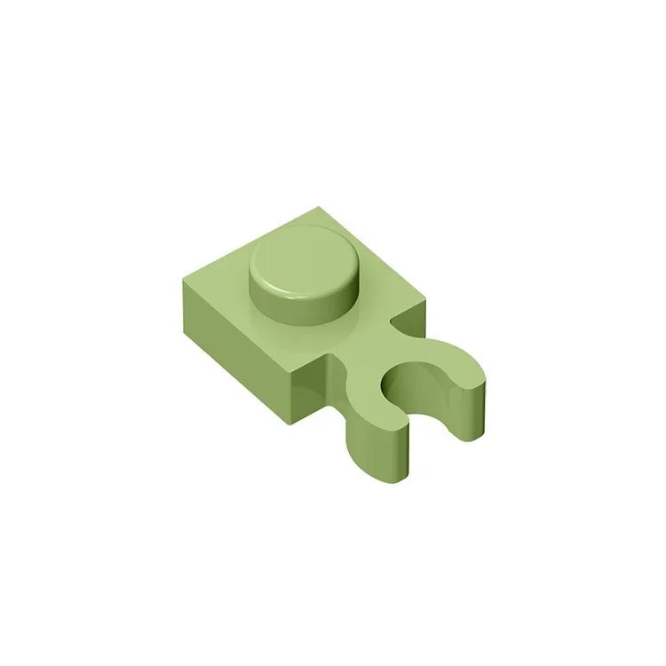 Gobrick GDS-814 PLATE 1X1 W. HOLDER | Building Block for DIY Creations