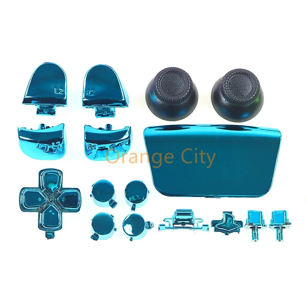 1Set Gamepad Full Set Buttons for PS5 3.0 V3.0 Electroplated Button Kit | Game Controller Accessories