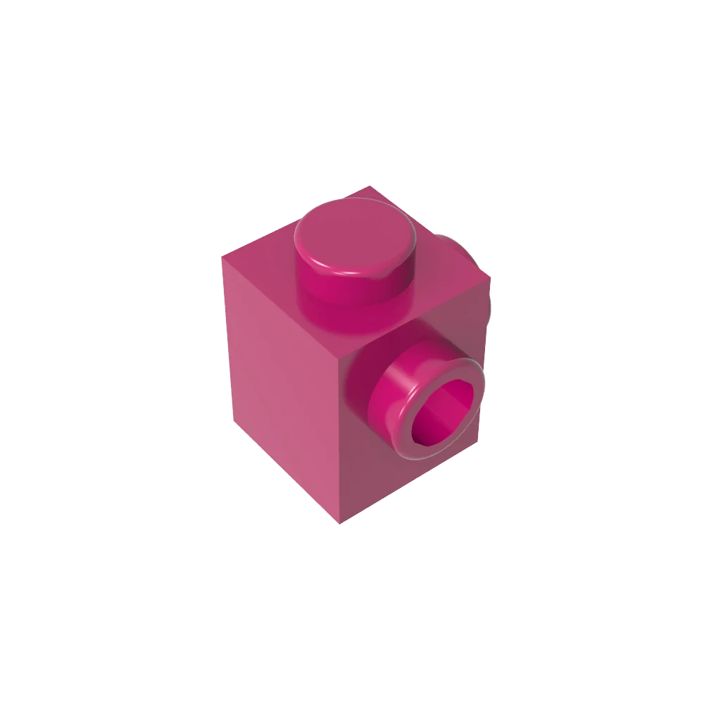 Gobricks GDS-1046 Modified Brick 1 x 1 with Studs on 2 Sides | Building Block for DIY