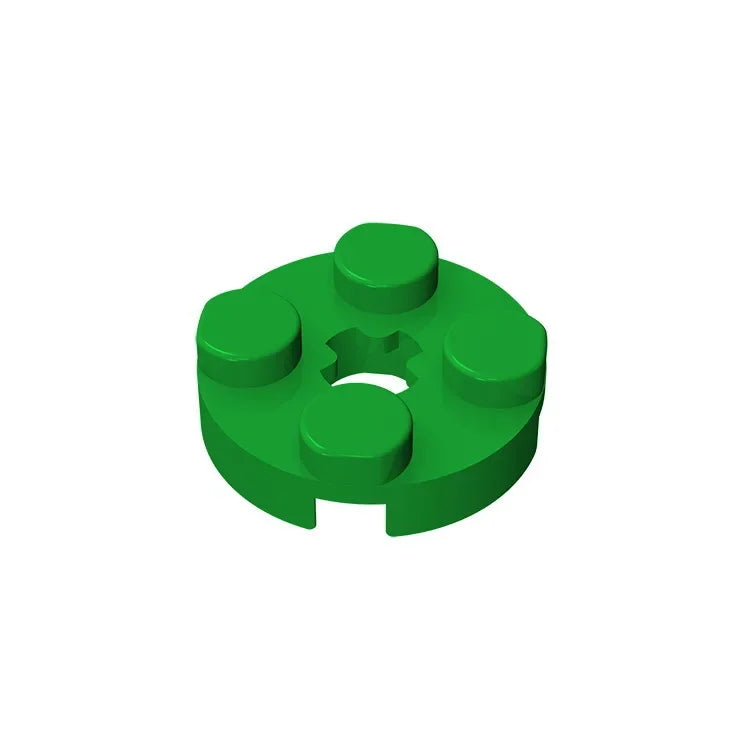Gobricks GDS-609 PLATE 2X2 ROUND | Compatible Building Blocks for DIY Educational Models