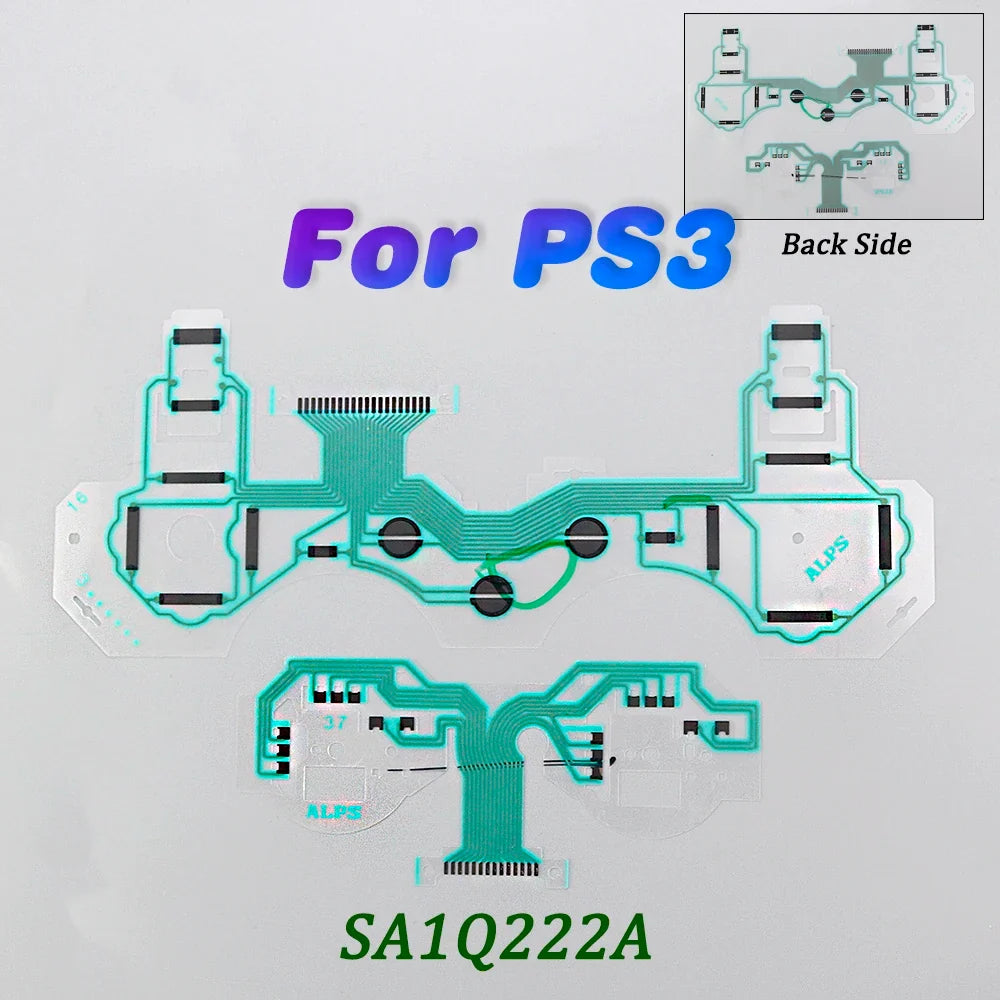 1Pc Button Ribbon Circuit Board for PS3 PS4 Pro PS5 Controller | Conductive Film Keypad Flex Cable Replacement