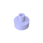 Gobricks Tile Round 1x1 with Bar and Pin Holder | Compatible Building Block