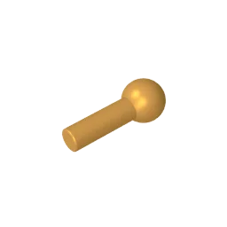 Gobricks Bar 1L with Tow Ball | Compatible Building Block Technical Parts