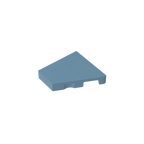 Gobricks GDS-2231 Tile Special 2 x 2 Pentagonal (Right) | Compatible Building Block for DIY and MOC