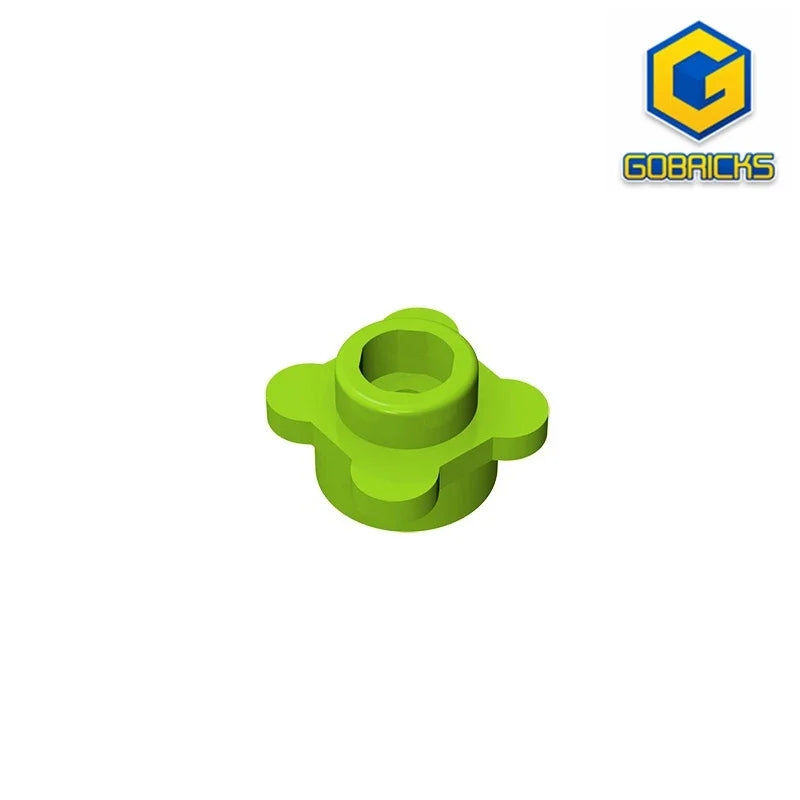 Gobricks GDS-839 Plate Round 1x1 with Flower Edge | Compatible with Lego 33291 28573