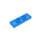 Gobricks GDS-1504 Plate, Modified 1 x 3 with 2 Studs (Double Jumper) | Compatible Building Block Piece