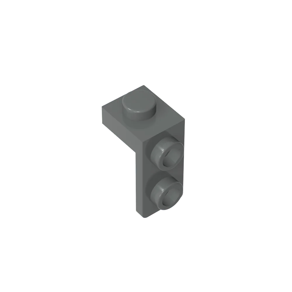 Gobricks Bracket 1 x 1 - 1 x 2 | Compatible Building Block