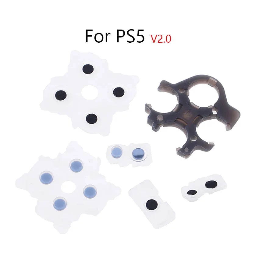 Universal Conductive Rubber Pad Set | Compatible with PS5 V1 V2 PS4 Pro Slim PS3 PS2 Controllers