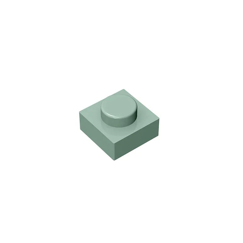 Gobricks GDS-501 Plate 1 x 1 | Compatible Building Blocks for DIY