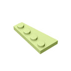 Gobricks GDS-549 Wedge Plate 4 x 2 Right | Building Block for Compatible DIY Sets