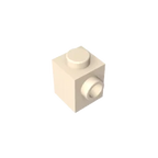 Gobricks GDS-635 BRICK 1X1 W. 1 KNOB | Single Side Bump Building Block Compatible with Lego 87087