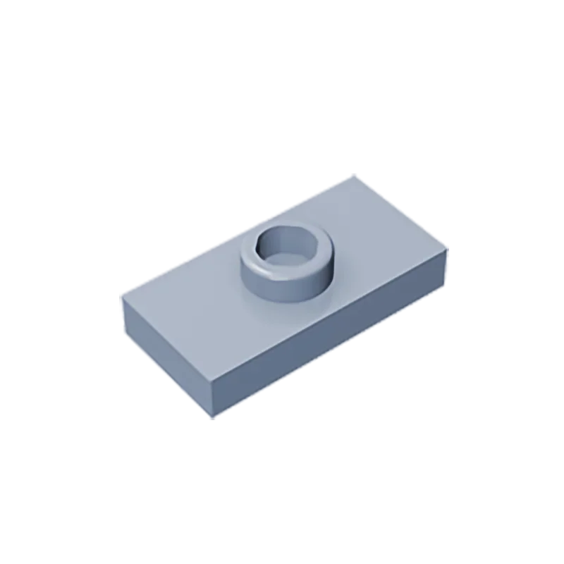 Gobricks PLATE 1X2 W. 1 KNOB | Modified Building Block Compatible with Lego 15573