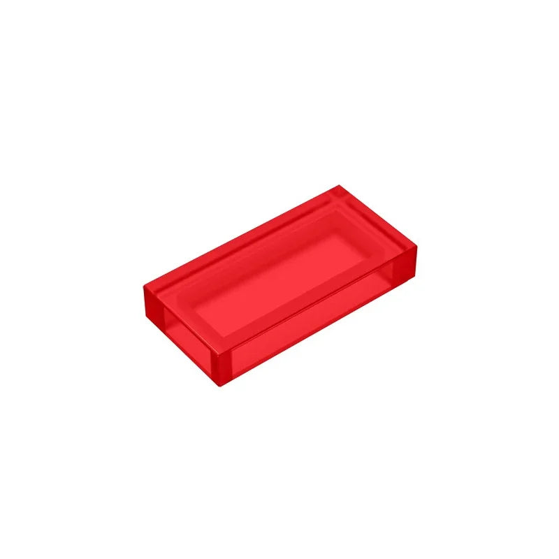 Gobricks GDS-566 Tile 1 x 2 with Groove | Compatible Building Block
