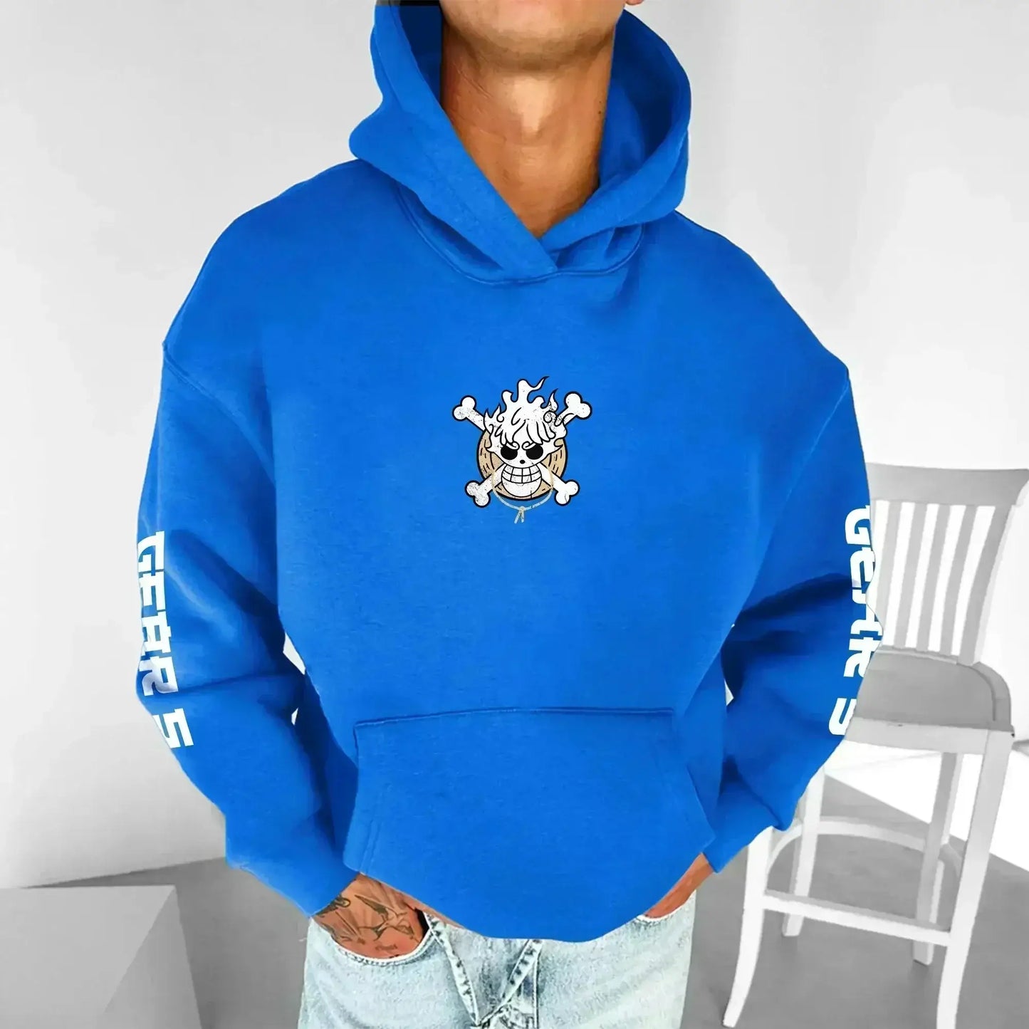One Piece Luffy Sweatshirt Summer Casual Cotton