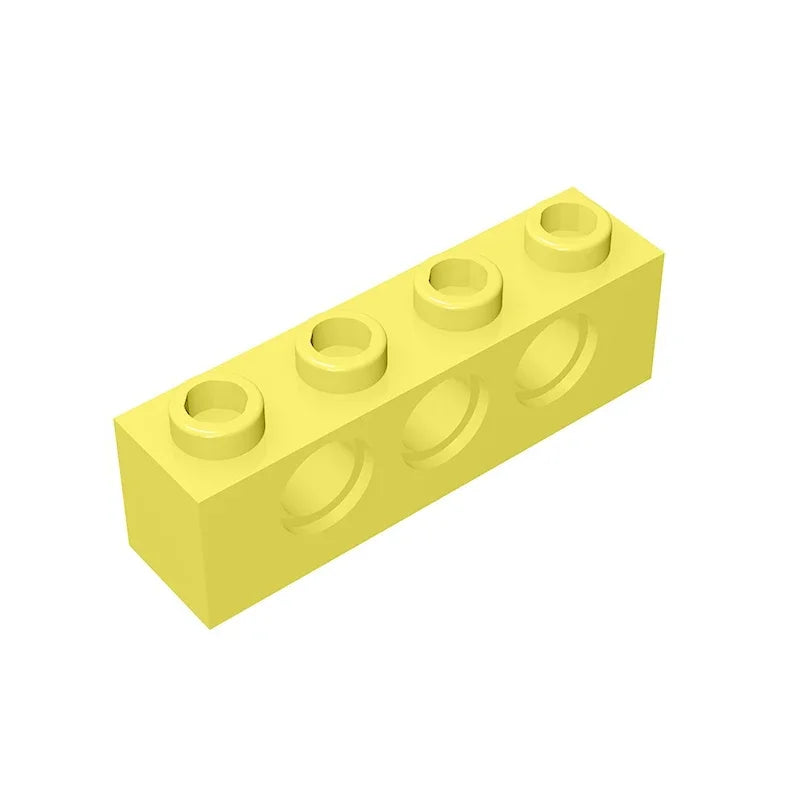 Gobricks GDS-625 Technical Brick 1x4 3-Hole | Compatible with Lego 3701