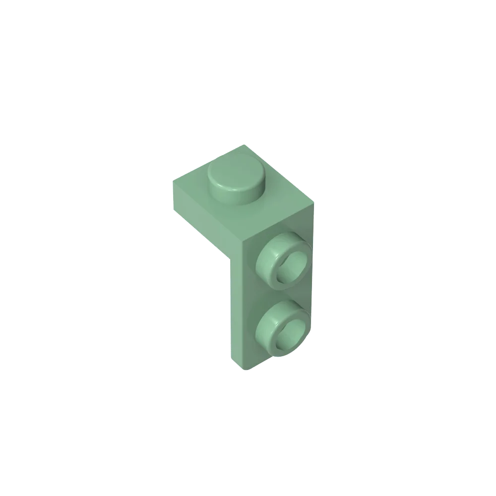 Gobricks Bracket 1 x 1 - 1 x 2 | Compatible Building Block