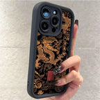 Luxury Fashion East Dragon Soft Phone Case for Samsung Galaxy S24 Ultra S23FE S22 S21 Plus A54 A55 A53 A15 A35 A14 A34 A32 Cover
