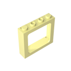 Gobricks Window 1 x 4 x 3 Train with Shutter Holes and Solid Studs on Ends | Compatible Building Block