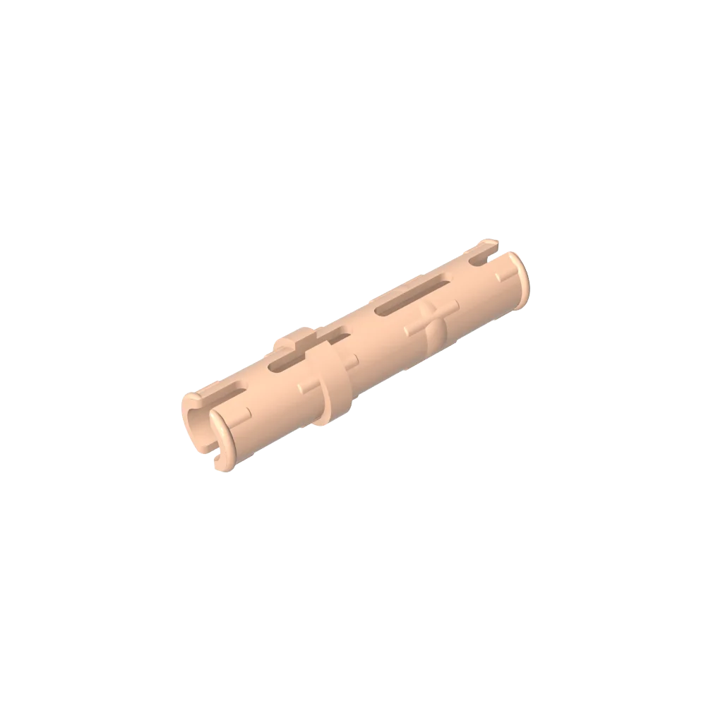 Gobricks GDS-888 Technical Pin 3L with Friction Ridges | Compatible with Lego 6558