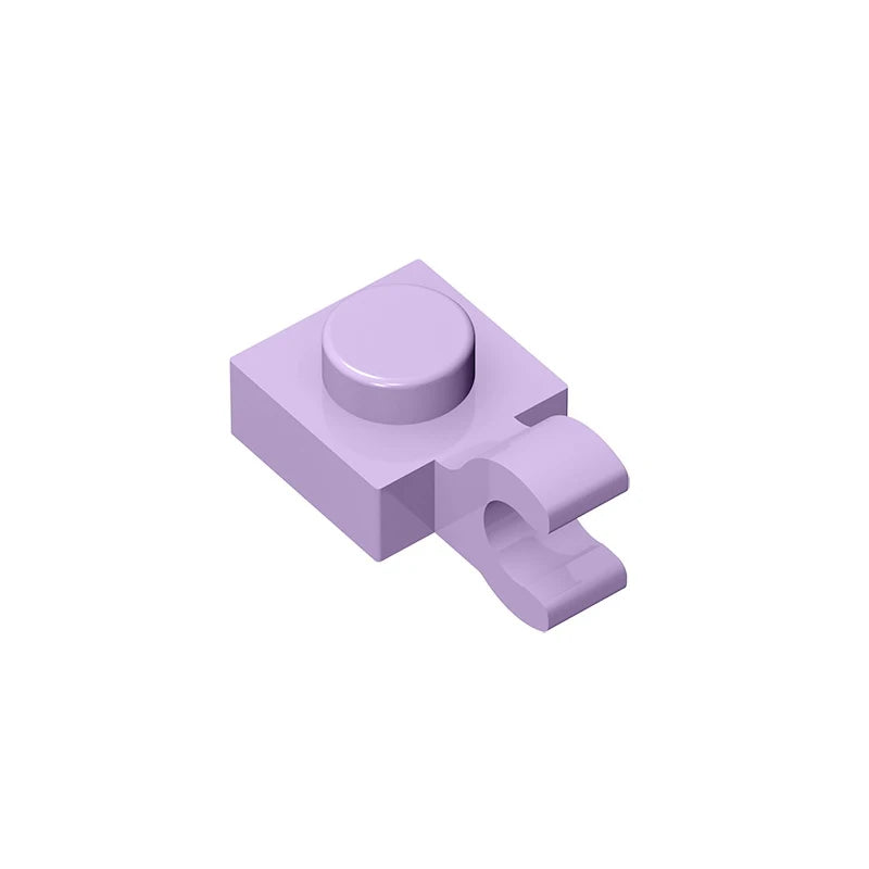 Gobricks GDS-813 1x1 Plate with Vertical Holder | Compatible with Lego 6019 and 61252
