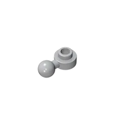 Gobricks GDS-1500 Hinged Plate 1x1 with Ball Head | Compatible Building Brick