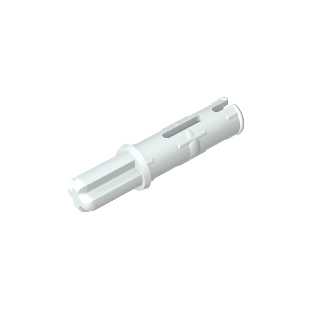 Gobricks GDS-929 Axle Pin 3L with Friction Ridges | Compatible Building Block for Technic