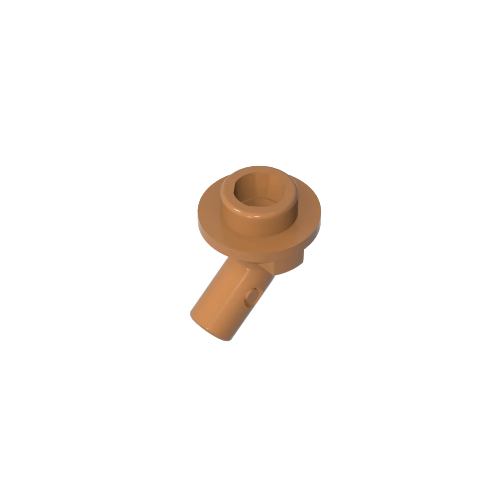 Gobricks GDS-2192 Bar, Angled with Stud on End | Compatible with Lego 65578 Technical Building Block