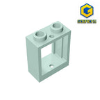 Gobricks GDS-783 Frame 1x2x2 Window | Compatible Building Block for DIY Projects