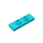 Gobricks GDS-1504 Plate, Modified 1 x 3 with 2 Studs (Double Jumper) | Compatible Building Block Piece