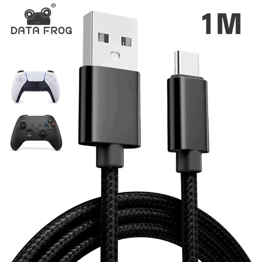 DATA FROG 10FT USB C Charging Cable | Fast Charging for PS5, Xbox Series, and More
