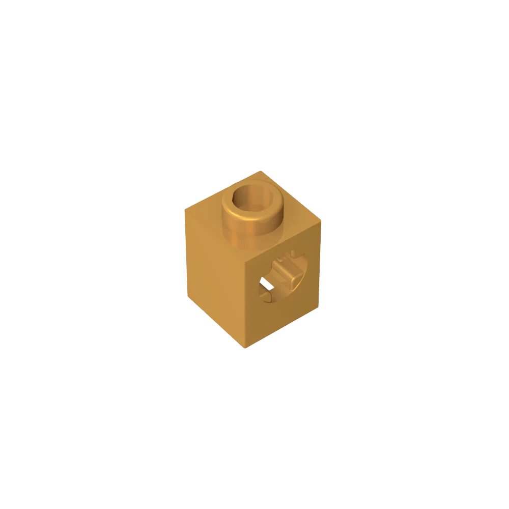 Gobricks GDS-2196 Technical Brick 1 x 1 with Axle Hole | Building Block for Lego