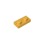 Gobricks GDS-502 Plate 1 x 2 Compatible Building Blocks | 6225 Pieces for DIY Creations