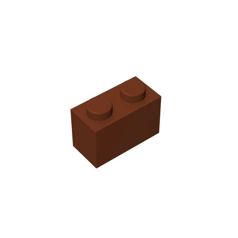 Educational Assemblage Gobricks Brick 1 x 2 without Bottom Tube | Compatible with Lego 3004 3065 35743