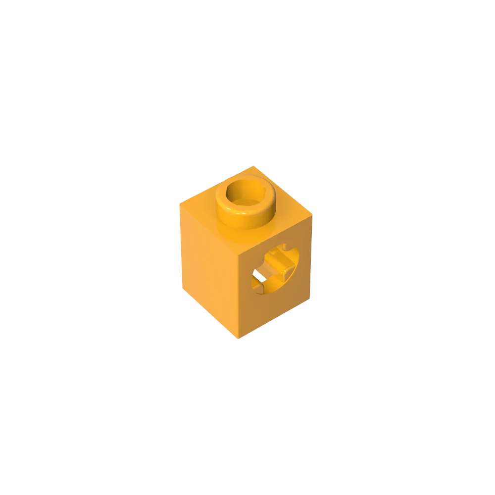 Gobricks GDS-2196 Technical Brick 1 x 1 with Axle Hole | Building Block for Lego