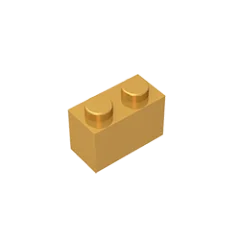 Educational Assemblage Gobricks Brick 1 x 2 without Bottom Tube | Compatible with Lego 3004 3065 35743