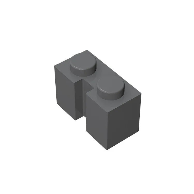 Gobricks GDS-798 Brick 1x2 with Groove | Compatible Building Block for DIY Sets