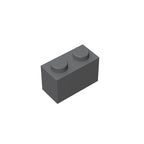 Educational Assemblage Gobricks Brick 1 x 2 without Bottom Tube | Compatible with Lego 3004 3065 35743