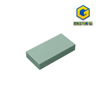 Gobricks GDS-566 Tile 1 x 2 with Groove | Compatible Building Block